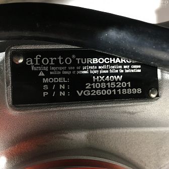Турбокомпрессор VG2600118898/HX40W